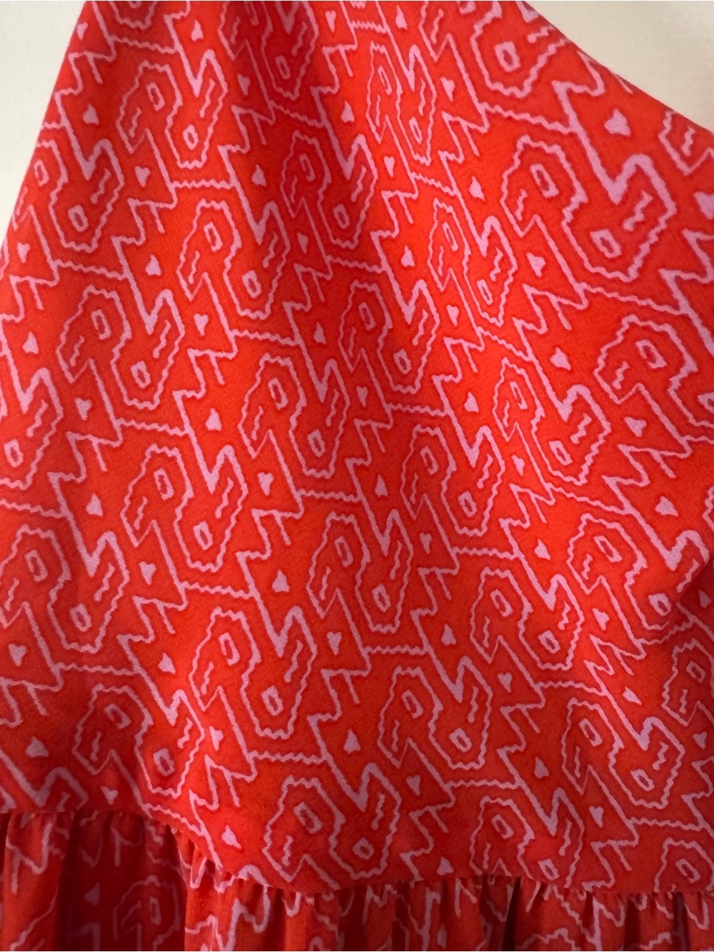 RACHEL Rachel Roy Bright Red Printed Dress - Picture 2 of 6